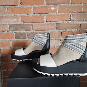 Stylish Women's Black and White Sandals